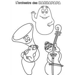 Disegno da colorare: Barbapapà (Cartoni animati) #36476 - Pagine da Colorare Stampabili Gratuite