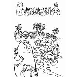 Disegno da colorare: Barbapapà (Cartoni animati) #36486 - Pagine da Colorare Stampabili Gratuite