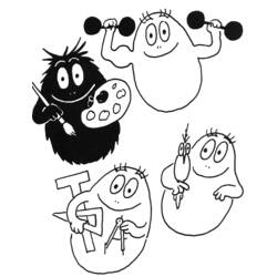 Disegno da colorare: Barbapapà (Cartoni animati) #36510 - Pagine da Colorare Stampabili Gratuite