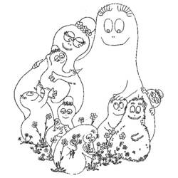 Disegno da colorare: Barbapapà (Cartoni animati) #36551 - Pagine da Colorare Stampabili Gratuite