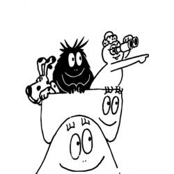 Disegno da colorare: Barbapapà (Cartoni animati) #36576 - Pagine da Colorare Stampabili Gratuite