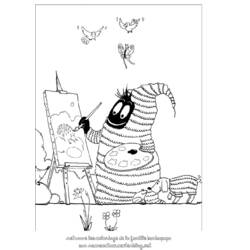 Disegno da colorare: Barbapapà (Cartoni animati) #36593 - Pagine da Colorare Stampabili Gratuite