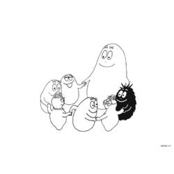 Disegno da colorare: Barbapapà (Cartoni animati) #36601 - Pagine da Colorare Stampabili Gratuite