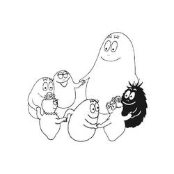 Disegno da colorare: Barbapapà (Cartoni animati) #36613 - Pagine da Colorare Stampabili Gratuite