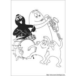 Disegno da colorare: Barbapapà (Cartoni animati) #36617 - Pagine da Colorare Stampabili Gratuite