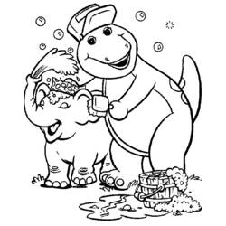 Disegno da colorare: Barney e i suoi amici (Cartoni animati) #40913 - Pagine da Colorare Stampabili Gratuite