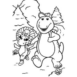 Disegno da colorare: Barney e i suoi amici (Cartoni animati) #40914 - Pagine da Colorare Stampabili Gratuite