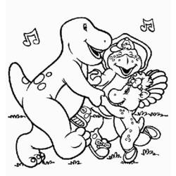 Disegno da colorare: Barney e i suoi amici (Cartoni animati) #40930 - Pagine da Colorare Stampabili Gratuite