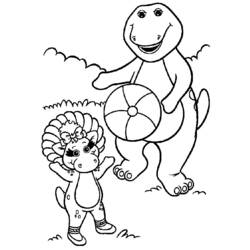 Disegno da colorare: Barney e i suoi amici (Cartoni animati) #40942 - Pagine da Colorare Stampabili Gratuite