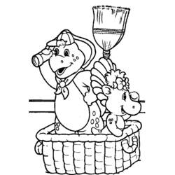Disegno da colorare: Barney e i suoi amici (Cartoni animati) #40944 - Pagine da Colorare Stampabili Gratuite