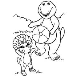 Disegno da colorare: Barney e i suoi amici (Cartoni animati) #40960 - Pagine da Colorare Stampabili Gratuite