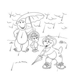 Disegno da colorare: Barney e i suoi amici (Cartoni animati) #41010 - Pagine da Colorare Stampabili Gratuite