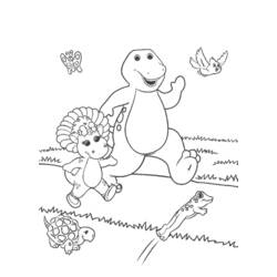 Disegno da colorare: Barney e i suoi amici (Cartoni animati) #41042 - Pagine da Colorare Stampabili Gratuite