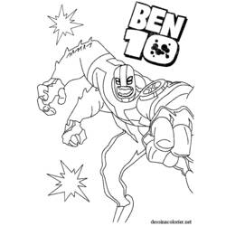 Disegno da colorare: Ben 10 (Cartoni animati) #40432 - Pagine da Colorare Stampabili Gratuite