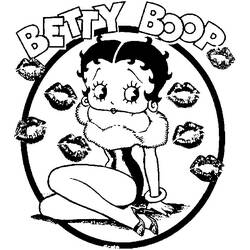 Disegno da colorare: Betty Boop (Cartoni animati) #25914 - Pagine da Colorare Stampabili Gratuite