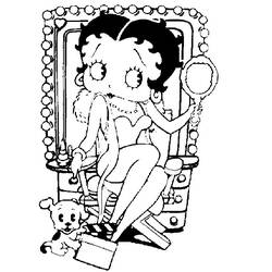 Disegno da colorare: Betty Boop (Cartoni animati) #25921 - Pagine da Colorare Stampabili Gratuite