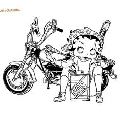 Disegno da colorare: Betty Boop (Cartoni animati) #25936 - Pagine da Colorare Stampabili Gratuite