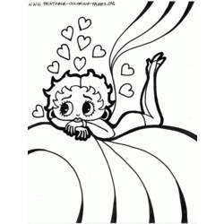 Disegno da colorare: Betty Boop (Cartoni animati) #25937 - Pagine da Colorare Stampabili Gratuite