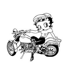 Disegno da colorare: Betty Boop (Cartoni animati) #25942 - Pagine da Colorare Stampabili Gratuite