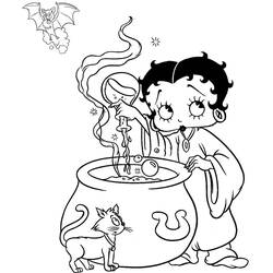 Disegno da colorare: Betty Boop (Cartoni animati) #25964 - Pagine da Colorare Stampabili Gratuite