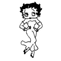 Disegno da colorare: Betty Boop (Cartoni animati) #25968 - Pagine da Colorare Stampabili Gratuite