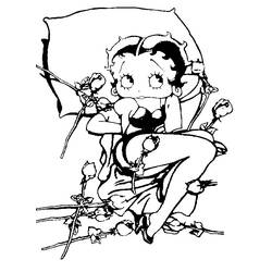 Disegno da colorare: Betty Boop (Cartoni animati) #25971 - Pagine da Colorare Stampabili Gratuite