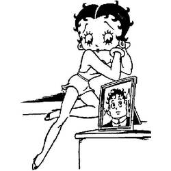 Disegno da colorare: Betty Boop (Cartoni animati) #25982 - Pagine da Colorare Stampabili Gratuite