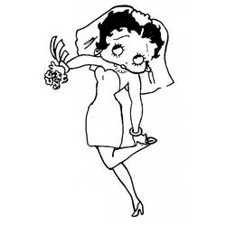 Disegno da colorare: Betty Boop (Cartoni animati) #25992 - Pagine da Colorare Stampabili Gratuite