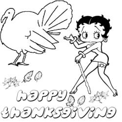 Disegno da colorare: Betty Boop (Cartoni animati) #25993 - Pagine da Colorare Stampabili Gratuite