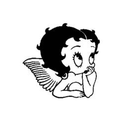 Disegno da colorare: Betty Boop (Cartoni animati) #25997 - Pagine da Colorare Stampabili Gratuite
