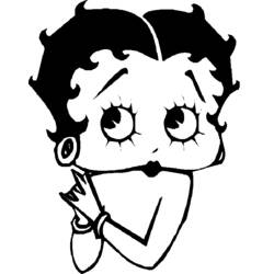 Disegno da colorare: Betty Boop (Cartoni animati) #26008 - Pagine da Colorare Stampabili Gratuite