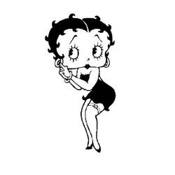 Disegno da colorare: Betty Boop (Cartoni animati) #26009 - Pagine da Colorare Stampabili Gratuite