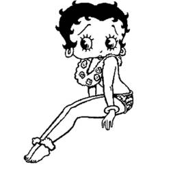 Disegno da colorare: Betty Boop (Cartoni animati) #26027 - Pagine da Colorare Stampabili Gratuite