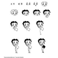 Disegno da colorare: Betty Boop (Cartoni animati) #26032 - Pagine da Colorare Stampabili Gratuite