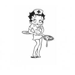 Disegno da colorare: Betty Boop (Cartoni animati) #26040 - Pagine da Colorare Stampabili Gratuite