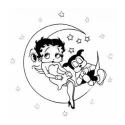 Disegno da colorare: Betty Boop (Cartoni animati) #26042 - Pagine da Colorare Stampabili Gratuite