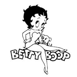 Disegno da colorare: Betty Boop (Cartoni animati) #26047 - Pagine da Colorare Stampabili Gratuite