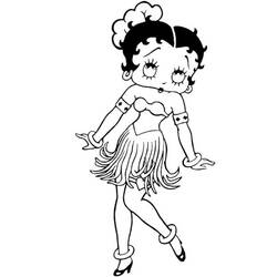 Disegno da colorare: Betty Boop (Cartoni animati) #26052 - Pagine da Colorare Stampabili Gratuite