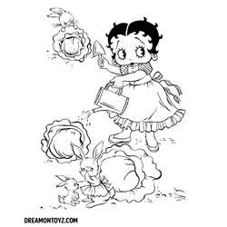 Disegno da colorare: Betty Boop (Cartoni animati) #26053 - Pagine da Colorare Stampabili Gratuite