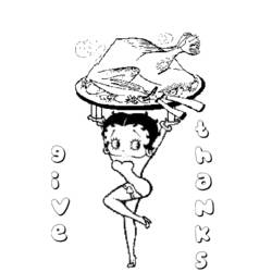 Disegno da colorare: Betty Boop (Cartoni animati) #26056 - Pagine da Colorare Stampabili Gratuite
