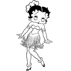 Disegno da colorare: Betty Boop (Cartoni animati) #26070 - Pagine da Colorare Stampabili Gratuite