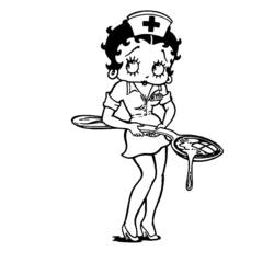 Disegno da colorare: Betty Boop (Cartoni animati) #26071 - Pagine da Colorare Stampabili Gratuite