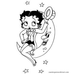 Disegno da colorare: Betty Boop (Cartoni animati) #26073 - Pagine da Colorare Stampabili Gratuite