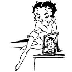 Disegno da colorare: Betty Boop (Cartoni animati) #26082 - Pagine da Colorare Stampabili Gratuite