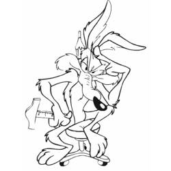 Disegno da colorare: Bip Bip e Coyote (Cartoni animati) #47168 - Pagine da Colorare Stampabili Gratuite