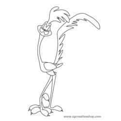 Disegno da colorare: Bip Bip e Coyote (Cartoni animati) #47262 - Pagine da Colorare Stampabili Gratuite