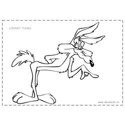 Disegno da colorare: Bip Bip e Coyote (Cartoni animati) #47265 - Pagine da Colorare Stampabili Gratuite