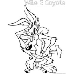 Disegno da colorare: Bip Bip e Coyote (Cartoni animati) #47304 - Pagine da Colorare Stampabili Gratuite