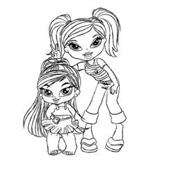 Disegno da colorare: Bratz (Cartoni animati) #32402 - Pagine da Colorare Stampabili Gratuite