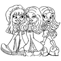 Disegno da colorare: Bratz (Cartoni animati) #32430 - Pagine da Colorare Stampabili Gratuite